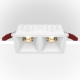 Встраиваемый светильник Maytoni Technical Alfa LED DL043-02-10W3K-D-SQ-W