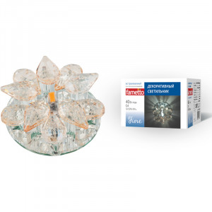 Встраиваемый светильник Fametto DLS-F129 G4 GLASSY/CHAMPAIGNE UL-00000354