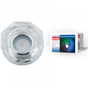 Встраиваемый светильник Fametto Luciole DLS-L122 GU5.3 GLASSY/CLEAR/RGB UL-00000371