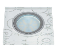 Встраиваемый светильник Fametto Peonia DLS-P203 GU5.3 CHROME/WHITE 10127