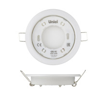 Встраиваемый светильник (UL-00005051) Uniel GX53/H2 White 10 Prom
