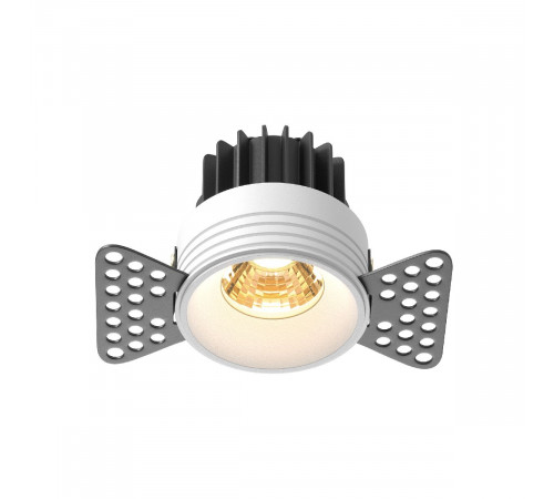 Встраиваемый светильник Maytoni Round DL058-7W2.7K-TRS-W Встраиваемый светильник Maytoni Round DL058-7W2.7K-TRS-W