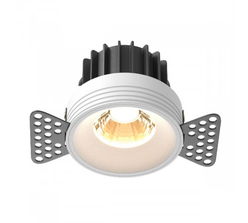 Встраиваемый светильник Maytoni Round DL058-12W2.7K-TRS-W Встраиваемый светильник Maytoni Round DL058-12W2.7K-TRS-W