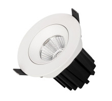 Встраиваемый светильник Arlight MS-ATOLL-BUILT-TURN-R94-10W Warm3000 (WH, 60 deg, 230V) 044603