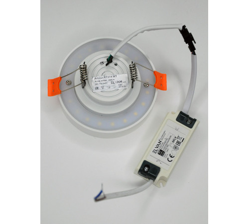 Встраиваемый светильник Elvan VLS-314R-6/3W-NH-Wh