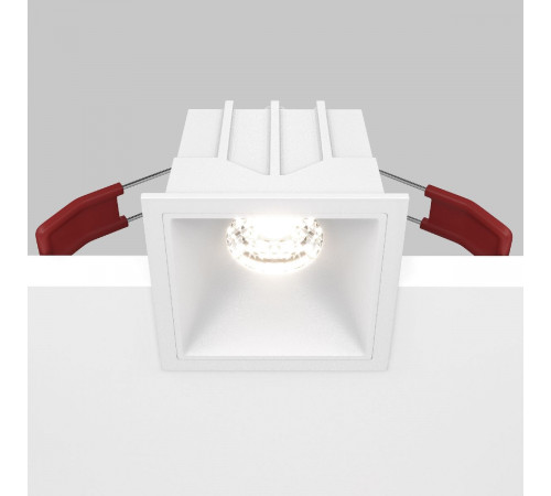 Встраиваемый светильник Maytoni Technical Alfa LED DL043-01-10W4K-SQ-W Встраиваемый светильник Maytoni Technical Alfa LED DL043-01-10W4K-SQ-W