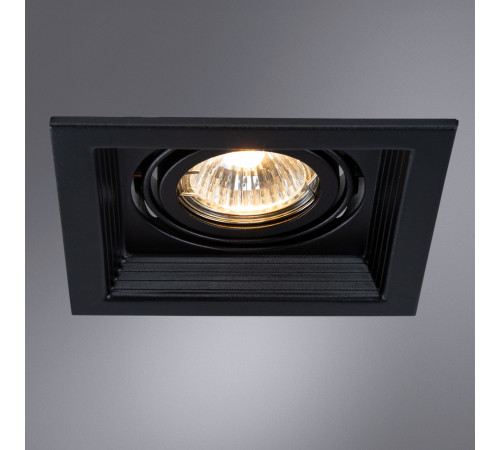 Встраиваемый светильник Arte Lamp Canis A6661PL-1BK Встраиваемый светильник Arte Lamp Canis A6661PL-1BK