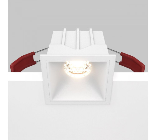 Встраиваемый светильник Maytoni Technical Alfa LED DL043-01-10W3K-SQ-W Встраиваемый светильник Maytoni Technical Alfa LED DL043-01-10W3K-SQ-W