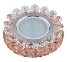 Встраиваемый светильник Fametto Luciole DLS-L102 GU5.3 CHROME/PEACH 10001