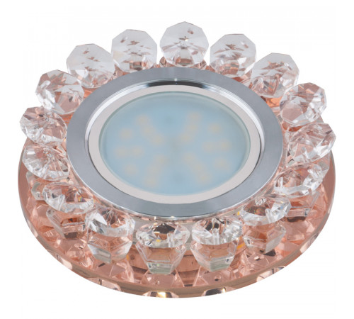 Встраиваемый светильник Fametto Luciole DLS-L102 GU5.3 CHROME/PEACH 10001 Встраиваемый светильник Fametto Luciole DLS-L102 GU5.3 CHROME/PEACH 10001