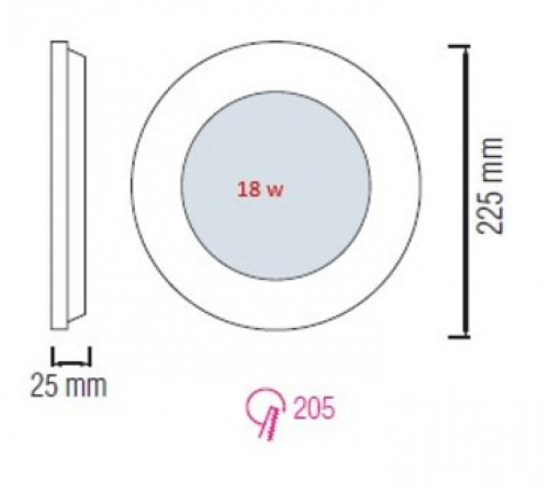 Встраиваемый светильник Horoz Electric SLIM-18 056-003-0018 18W 4200K HRZ33002860 Встраиваемый светильник Horoz Electric SLIM-18 056-003-0018 18W 4200K HRZ33002860