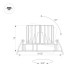 Встраиваемый светильник Arlight MS-Forecast-Built-Turn-R102-12W Warm3000 035449