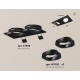 Встраиваемый светильник Ambrella Light Techno Spot XC7636081 (C7636, N7002)