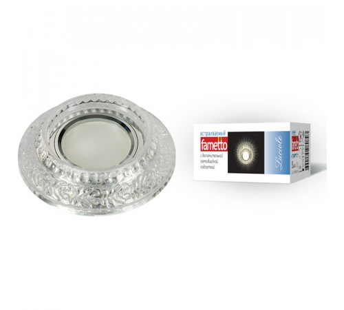 Встраиваемый светильник Fametto Luciole DLS-L105 GU5.3 CHROME/CLEAR UL-00000356 Встраиваемый светильник Fametto Luciole DLS-L105 GU5.3 CHROME/CLEAR UL-00000356