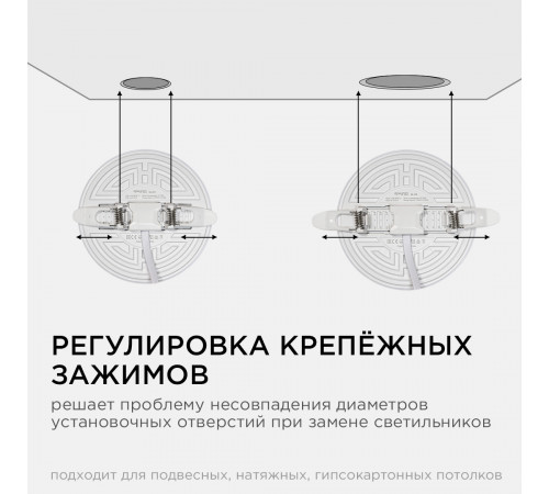 Встраиваемая светодиодная панель безрамочная Apeyron FLP 06-103 Встраиваемая светодиодная панель безрамочная Apeyron FLP 06-103