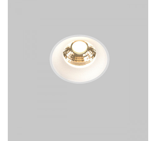 Встраиваемый светильник Maytoni Round DL058-12W2.7K-TRS-W Встраиваемый светильник Maytoni Round DL058-12W2.7K-TRS-W