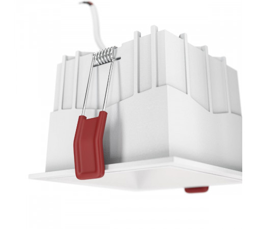 Встраиваемый светильник Maytoni Technical Alfa LED DL043-01-15W4K-D-SQ-W