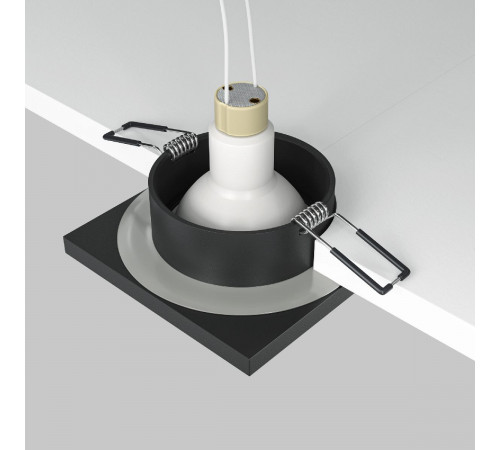 Встраиваемый светильник Maytoni Technical Stark DL083-01-GU10-SQ-B