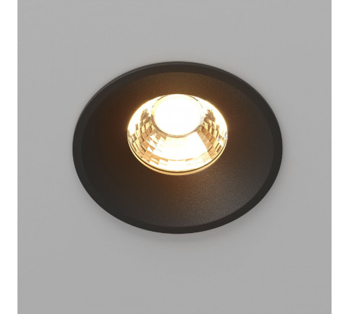 Встраиваемый светильник Maytoni Round DL058-12W2.7K-B Встраиваемый светильник Maytoni Round DL058-12W2.7K-B