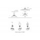 Встраиваемый светильник Crystal Lux CLT 062C1 WH
