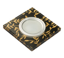 Встраиваемый светильник Fametto Luciole DLS-L205 GU5.3 CHROME/BLACK UL-00000380