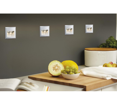 Встраиваемый светодиодный cветильник Paulmann Wall Led Quadro 93753 Встраиваемый светодиодный cветильник Paulmann Wall Led Quadro 93753