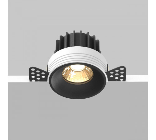 Встраиваемый светильник Maytoni Round DL058-12W2.7K-TRS-B