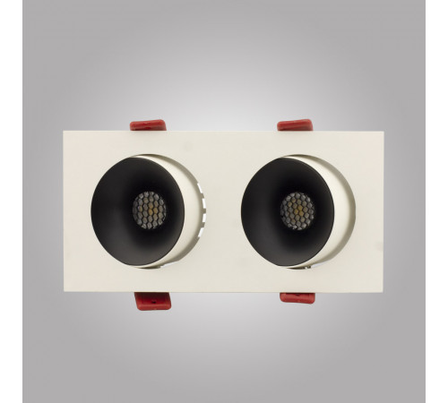 Встраиваемый светильник AM Group AM480-2 BK+WH 15,4W Встраиваемый светильник AM Group AM480-2 BK+WH 15,4W