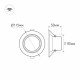 Встраиваемый светильник Arlight LTD-WH 018410