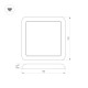 Встраиваемый светильник Arlight CL-Fiokk-S180x180-12W Day4000-Mix 034470