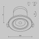 Встраиваемый светодиодный светильник Maytoni Phill DL013-6-L9W