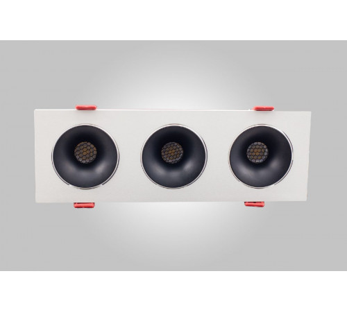 Встраиваемый светильник AM Group AM480-3 BK+WH 23,1W Встраиваемый светильник AM Group AM480-3 BK+WH 23,1W