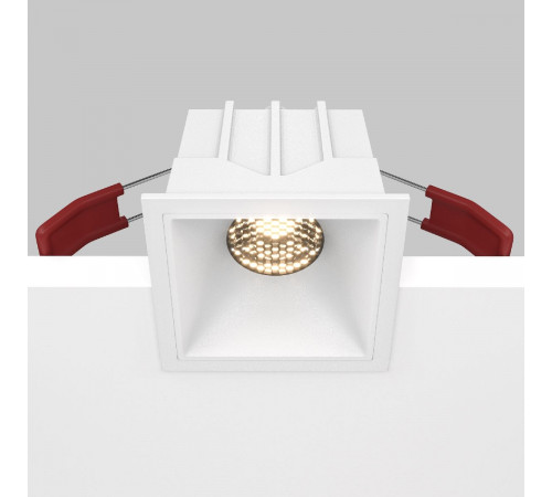 Встраиваемый светильник Maytoni Technical Alfa LED DL043-01-10W3K-SQ-W Встраиваемый светильник Maytoni Technical Alfa LED DL043-01-10W3K-SQ-W