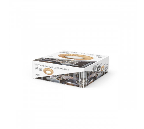 Встраиваемый светильник Gauss Metal Exclusive CA063 Встраиваемый светильник Gauss Metal Exclusive CA063