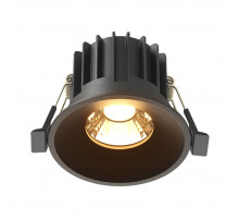 Встраиваемый светильник Maytoni Round DL058-12W2.7K-B