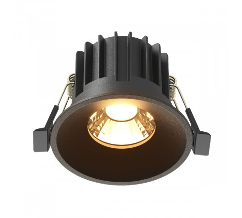 Встраиваемый светильник Maytoni Round DL058-12W2.7K-B Встраиваемый светильник Maytoni Round DL058-12W2.7K-B