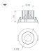 Встраиваемый светильник Arlight MS-FORECAST-BUILT-TURN-R102-12W Warm3000 037188(1)