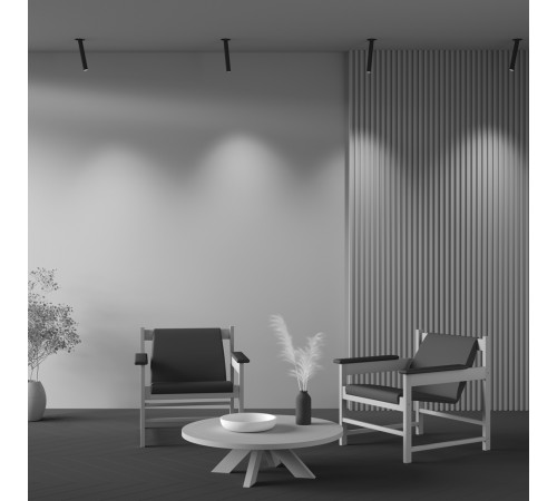 Встраиваемый светодиодный светильник Maytoni Technical Ceiling Focus T C140TRS-L300-7W3K-B Встраиваемый светодиодный светильник Maytoni Technical Ceiling Focus T C140TRS-L300-7W3K-B