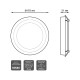 Встраиваемый светодиодный светильник Gauss Backlight Bubbles BL318