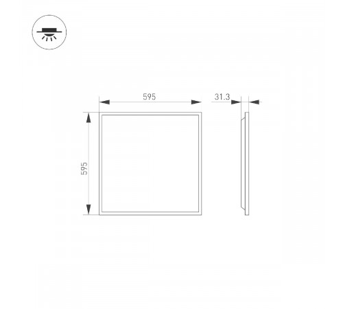 Панель светодиодная Arlight DL-TITAN-S600x600-40W Warm3000 038428(1) Панель светодиодная Arlight DL-TITAN-S600x600-40W Warm3000 038428(1)