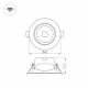 Светильник Downlight Arlight Polar 032309