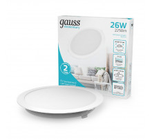 Встраиваемый светильник Gauss Elementary Downlight 997520224