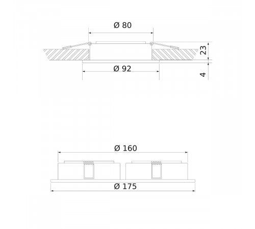 Встраиваемый светильник Elektrostandard 1091/2 MR16 белый 4690389148521