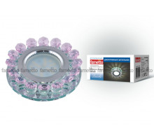 Встраиваемый светильник Fametto Luciole DLS-L102 GU5.3 CHROME/PINK