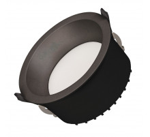 Встраиваемый светильник Arlight MS-DROP-BUILT-R137-24W Warm3000 (BK, 90 deg, 230V) 041499
