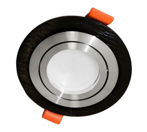 Встраиваемый светильник Lumina Deco Duka LDC 8062-D90 BK+SL Встраиваемый светильник Lumina Deco Duka LDC 8062-D90 BK+SL