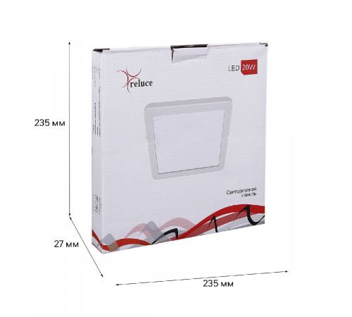 Встраиваемый светильник Reluce 70602-9.0-001OL LED20W WH 4000K Встраиваемый светильник Reluce 70602-9.0-001OL LED20W WH 4000K