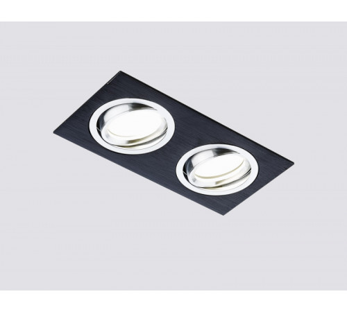 Встраиваемый светильник Ambrella Light Standard Spot A601/2 BK Встраиваемый светильник Ambrella Light Standard Spot A601/2 BK