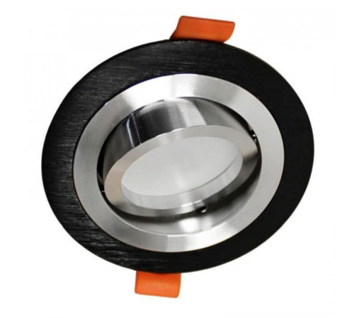 Встраиваемый светильник Lumina Deco Duka LDC 8062-D90 BK+SL Встраиваемый светильник Lumina Deco Duka LDC 8062-D90 BK+SL