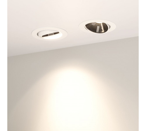 Встраиваемый светильник Arlight MS-Forecast-Built-Turn-R102-12W Warm3000 037188 Встраиваемый светильник Arlight MS-Forecast-Built-Turn-R102-12W Warm3000 037188